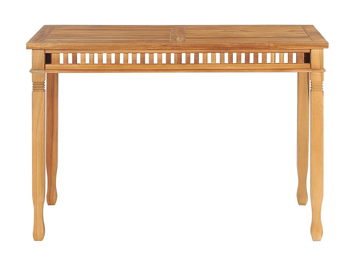 Table à manger de jardin 120x65x80 cm Bois de teck solide GHR75267