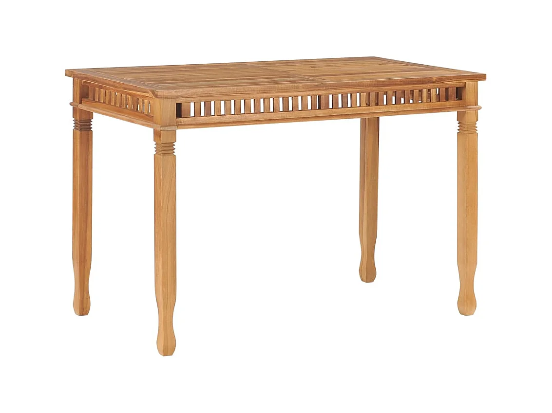 Table à manger de jardin 120x65x80 cm Bois de teck solide GHR75267