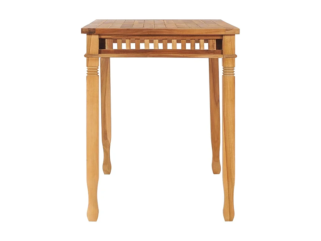 Table à manger de jardin 120x65x80 cm Bois de teck solide GHR75267
