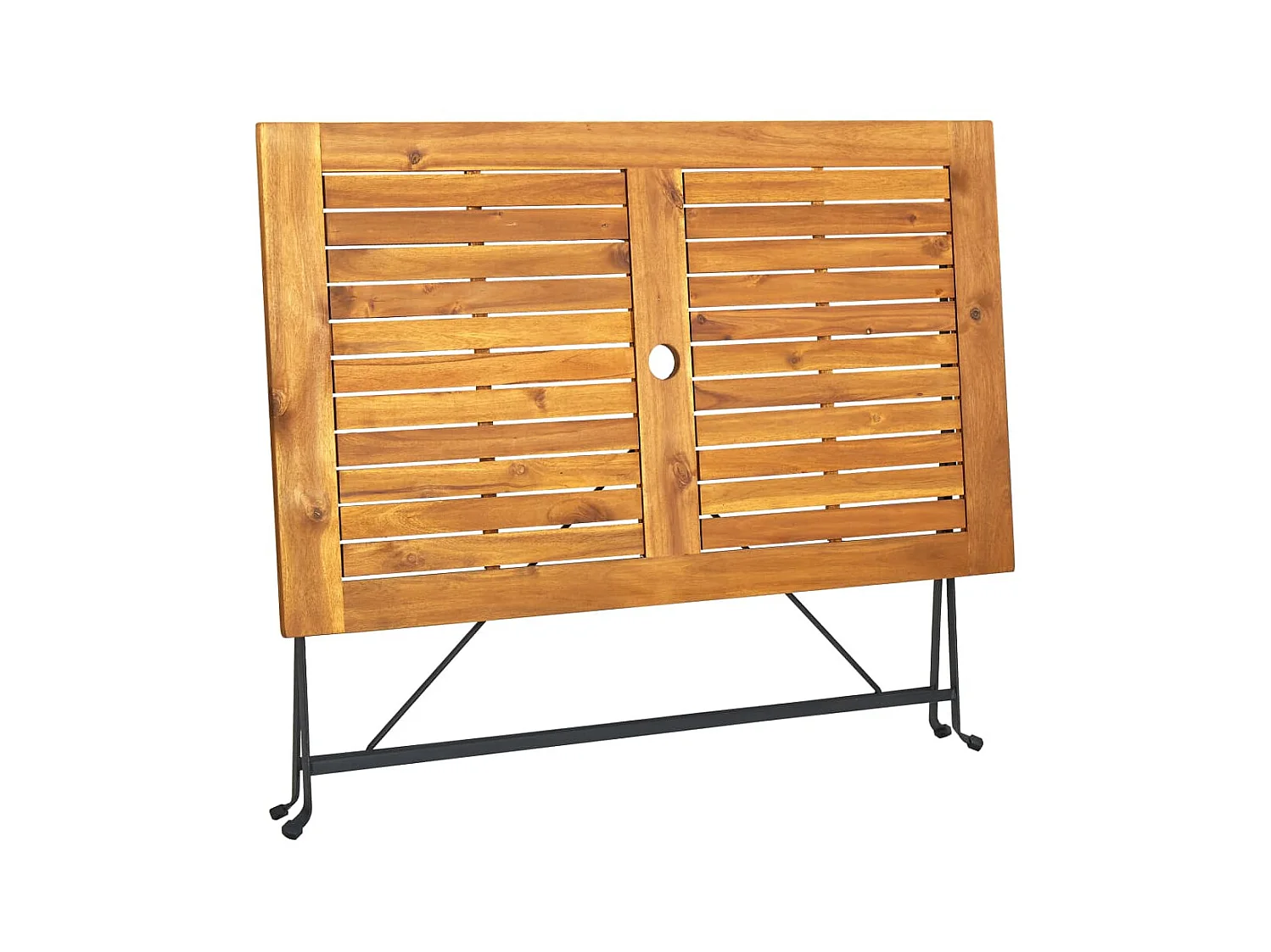 Table pliable de jardin 120x70x74 cm Bois d'acacia massif GHR69337