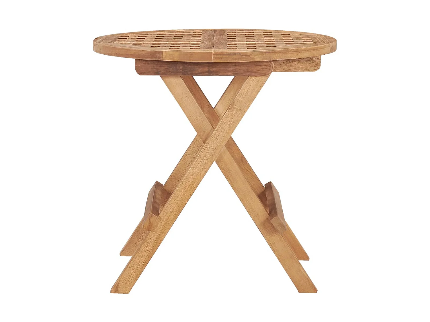 Table pliable de jardin 50x50x50 cm Bois de teck solide GHR48281