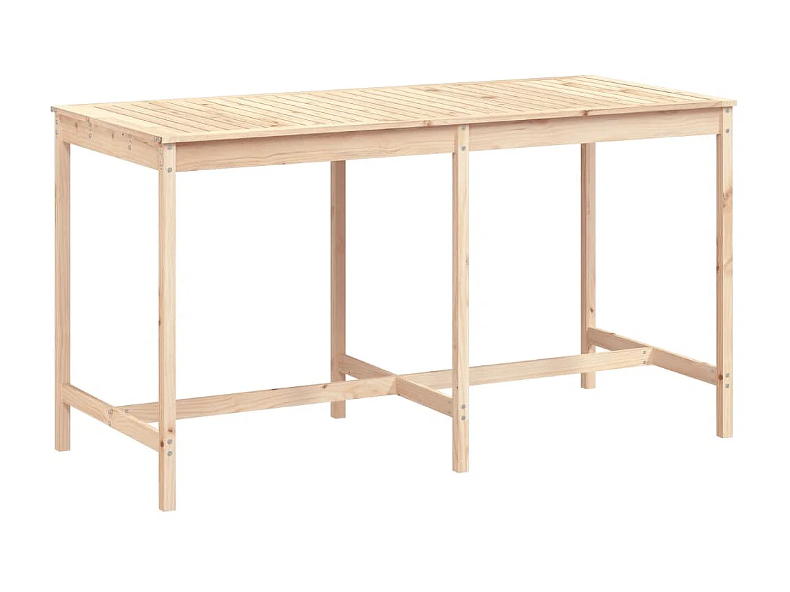 Table de jardin 203,5x90x110 cm bois massif de pin GHR73194