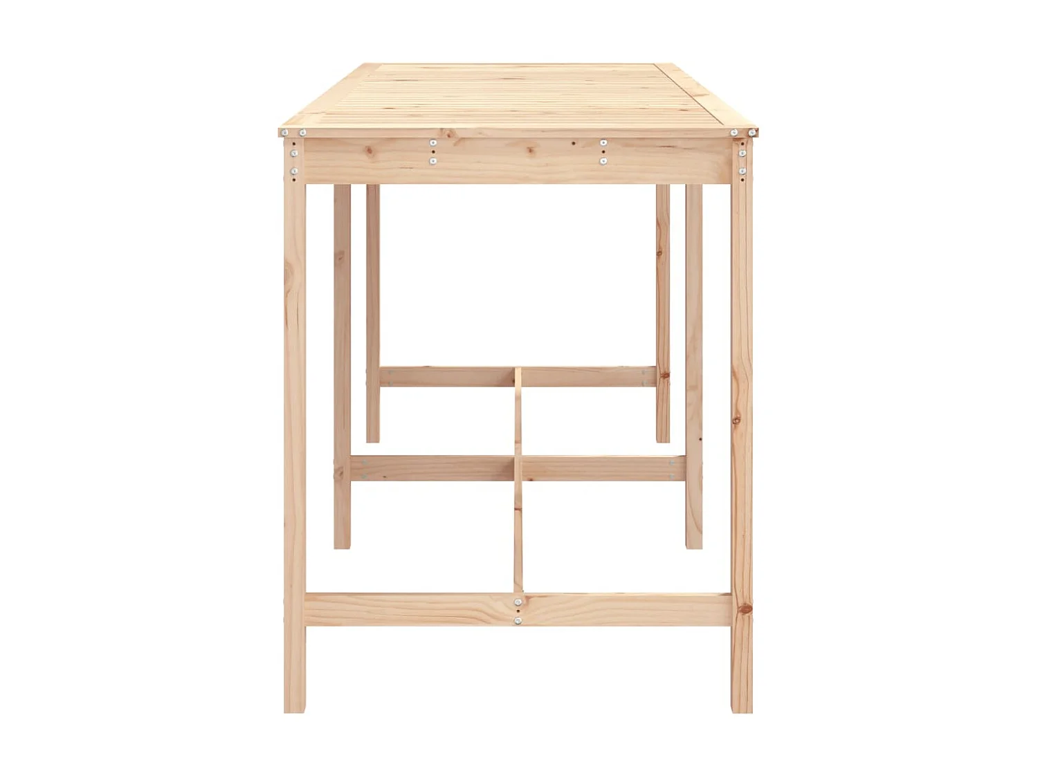 Table de jardin 203,5x90x110 cm bois massif de pin GHR73194