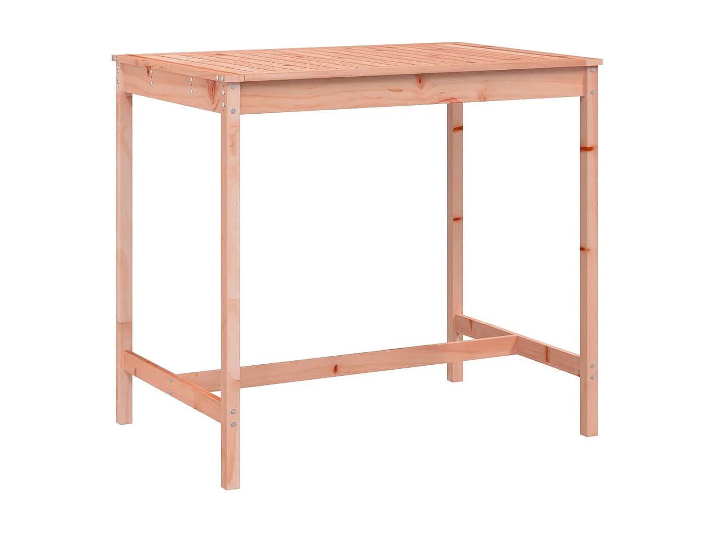 Mesa de comedor de jardín madera maciza Douglas 121x82,5x110 cm KOW33010