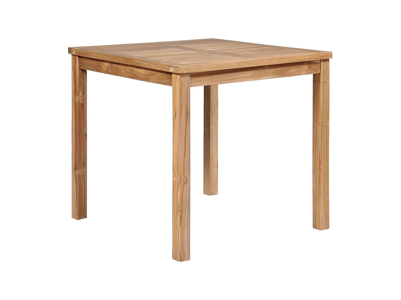 Table de jardin 80x80x77 cm Bois de teck solide GHR32766