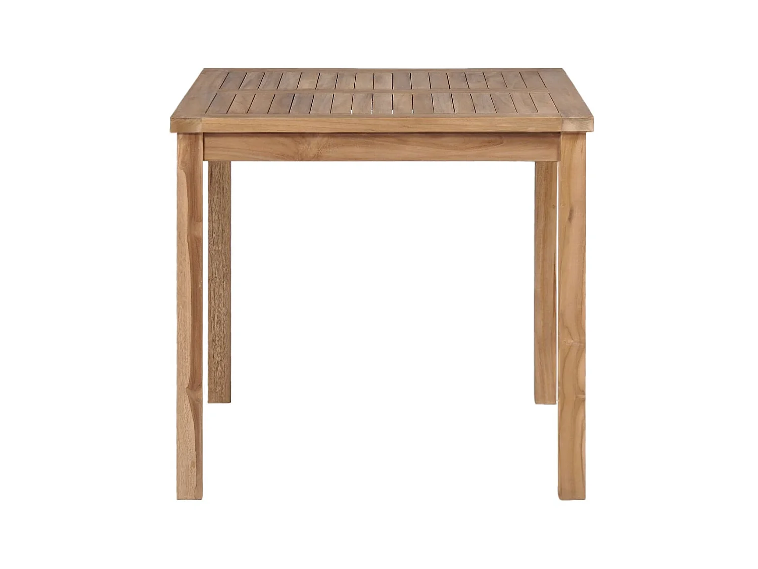 Table de jardin 80x80x77 cm Bois de teck solide GHR32766