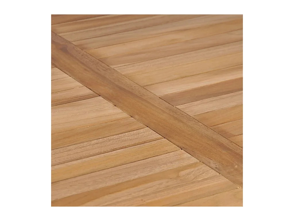 Table de jardin 80x80x77 cm Bois de teck solide GHR32766