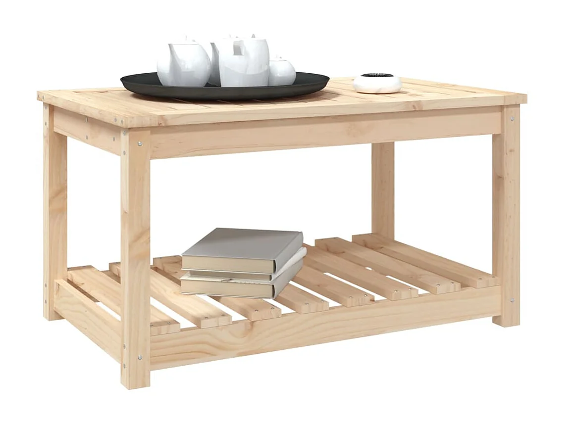 Table de jardin 82,5x50,5x45 cm bois massif de pin GHR84761