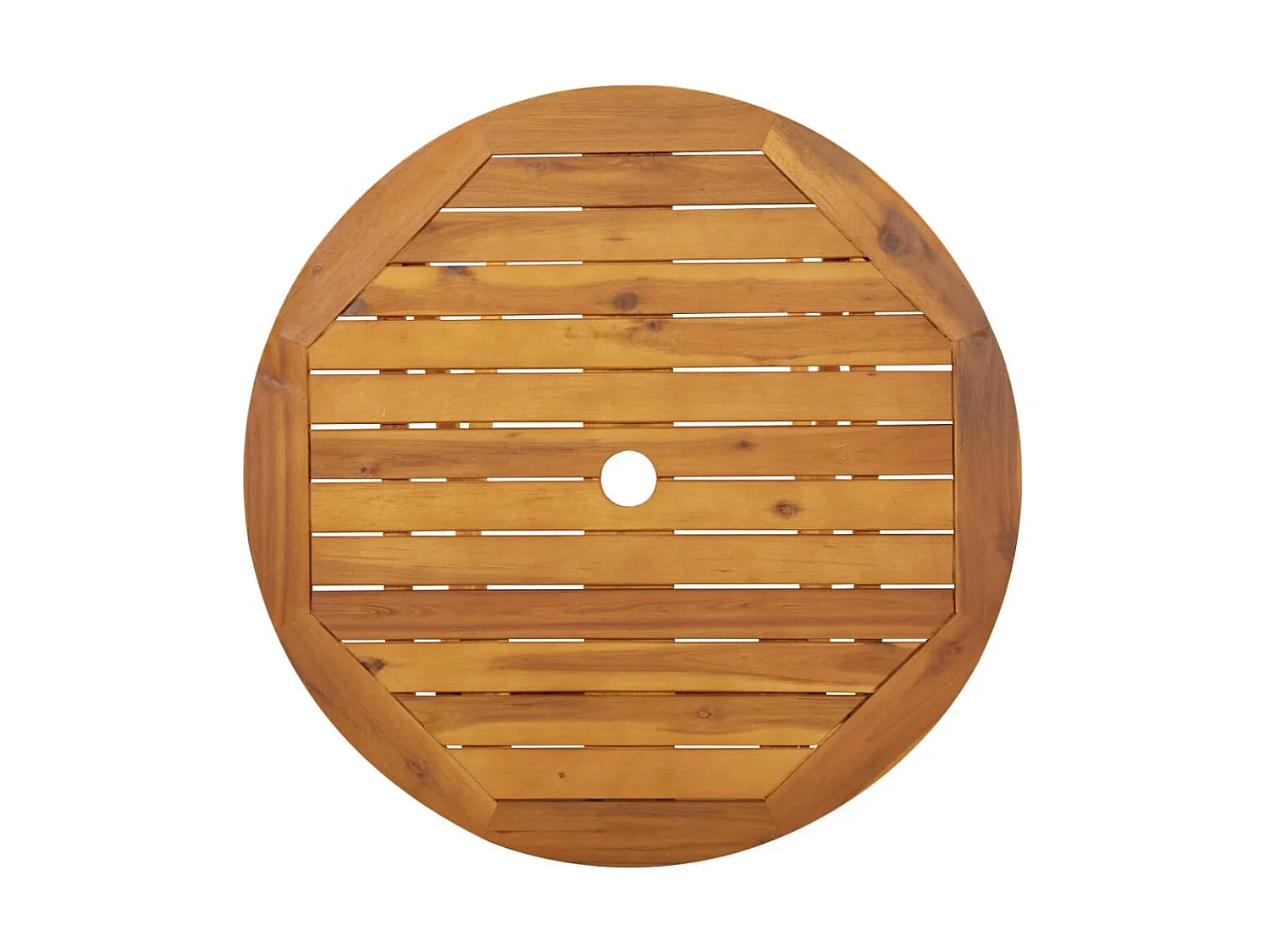 Mesa de jardim dobrável 70 cm madeira de acácia maciça PT198112