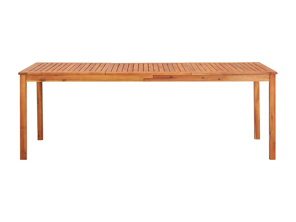 Table de jardin 215x90x74 cm Bois d'acacia massif GHR86755