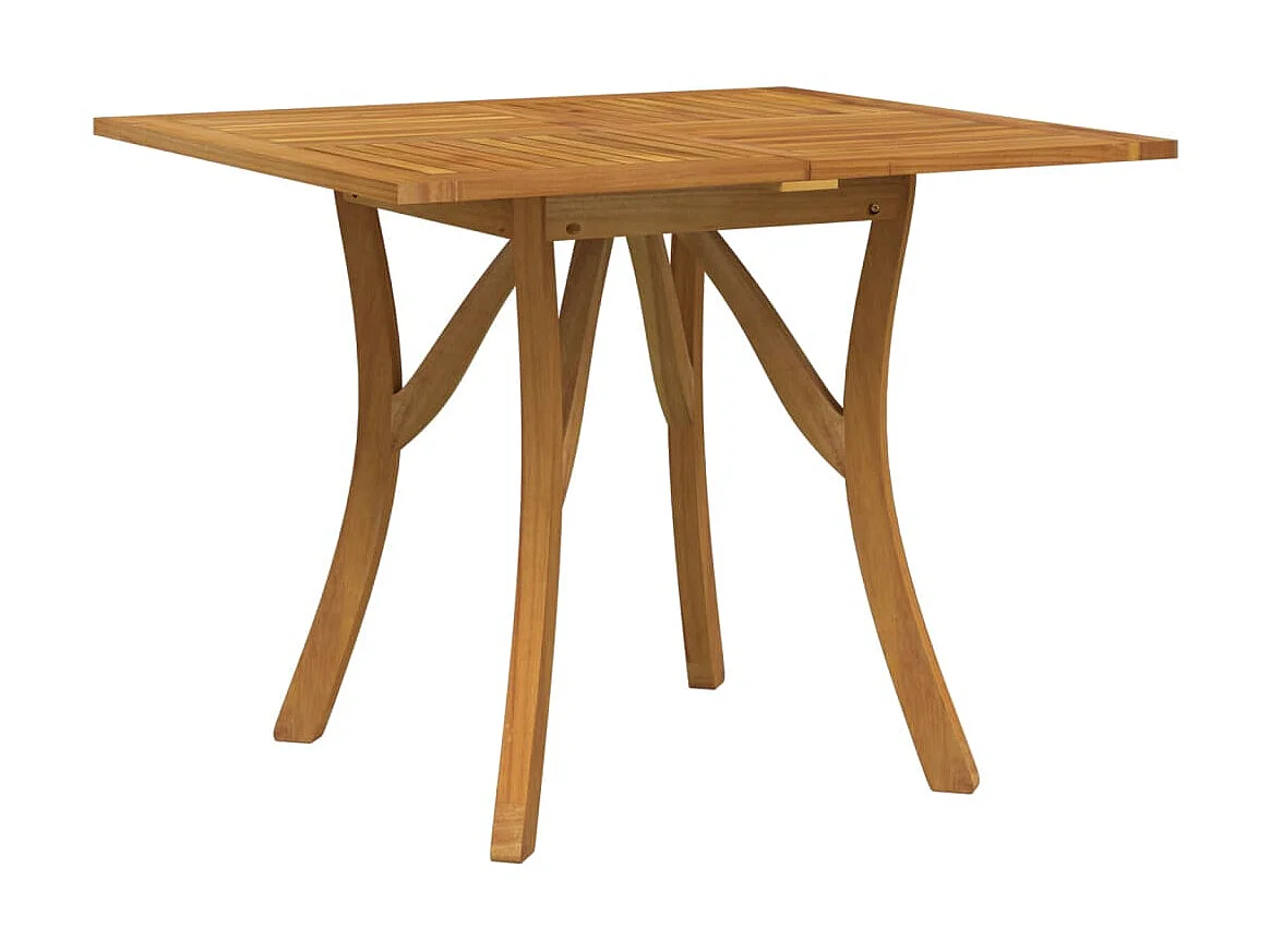 Table de jardin 85x85x75 cm Bois d'acacia solide GHR61042