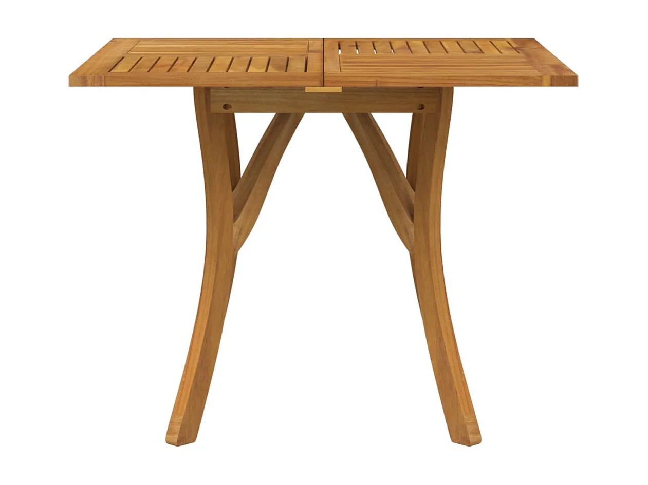Table de jardin 85x85x75 cm Bois d'acacia solide GHR61042