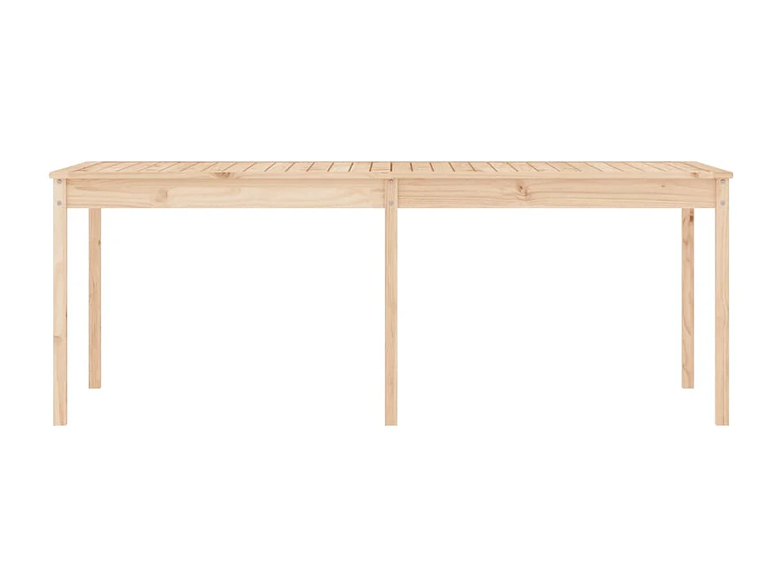 Table de jardin 203,5x100x76 cm bois massif de pin GHR10992