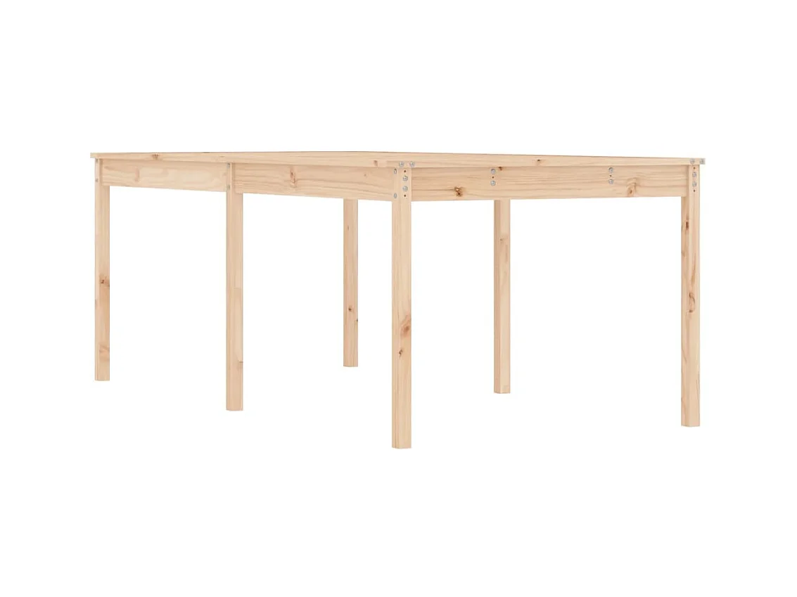 Table de jardin 203,5x100x76 cm bois massif de pin GHR10992