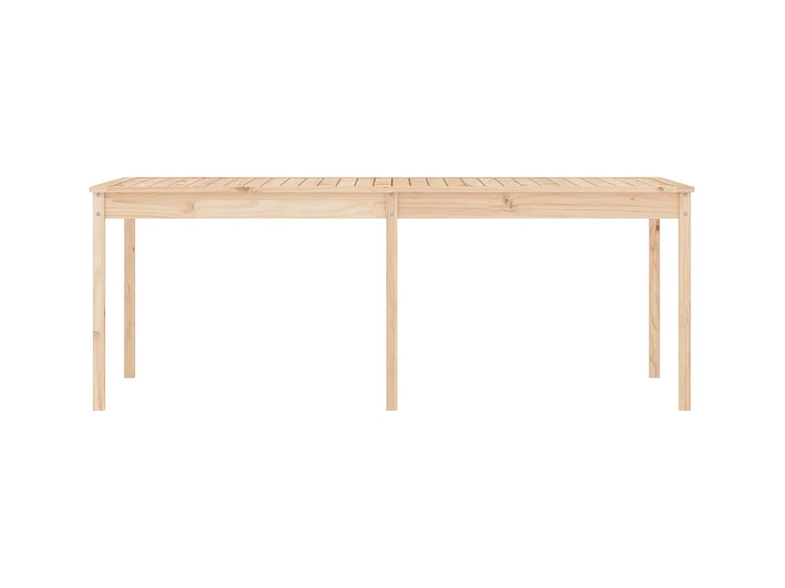 Table de jardin 203,5x100x76 cm bois massif de pin GHR10992