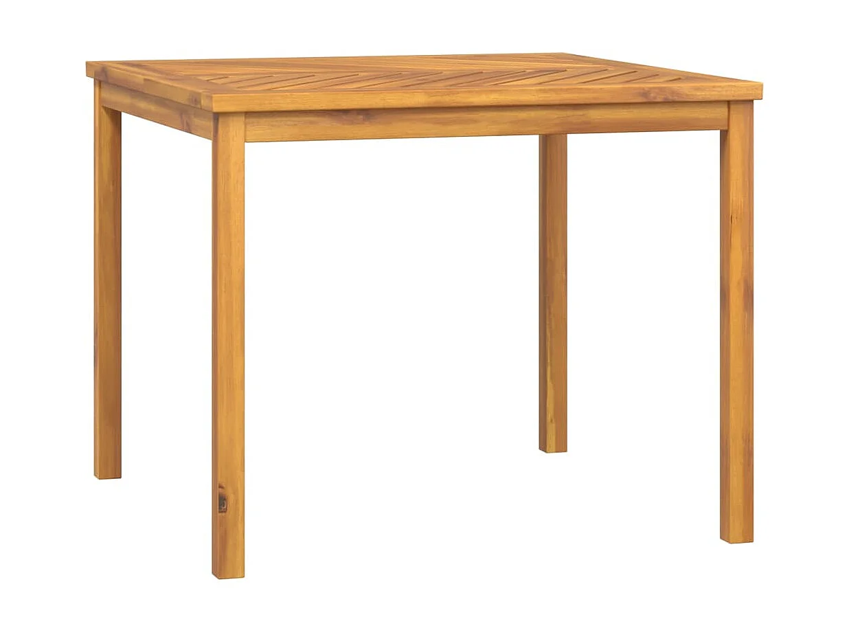 Table à manger de jardin 90x90x74 cm bois d'acacia solide GHR91169