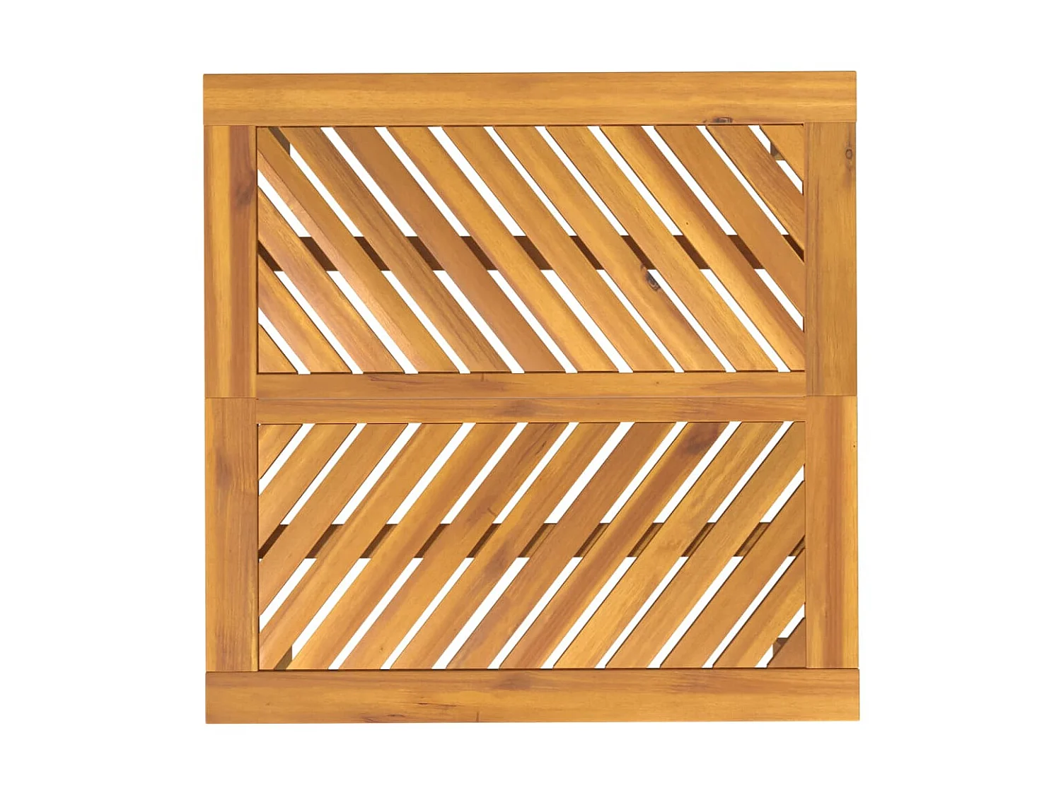 Table à manger de jardin 90x90x74 cm bois d'acacia solide GHR91169