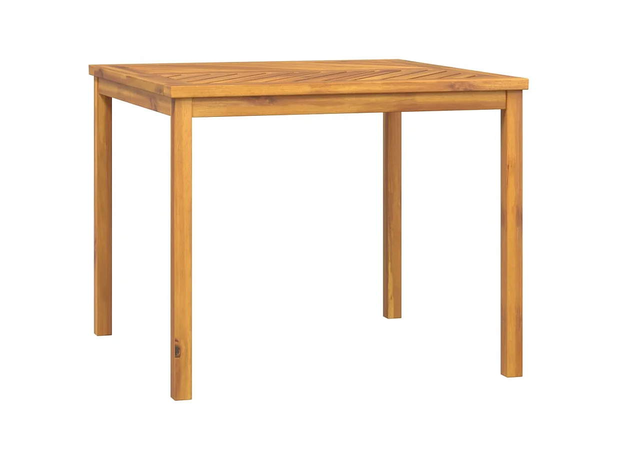 Table à manger de jardin 90x90x74 cm bois d'acacia solide GHR91169