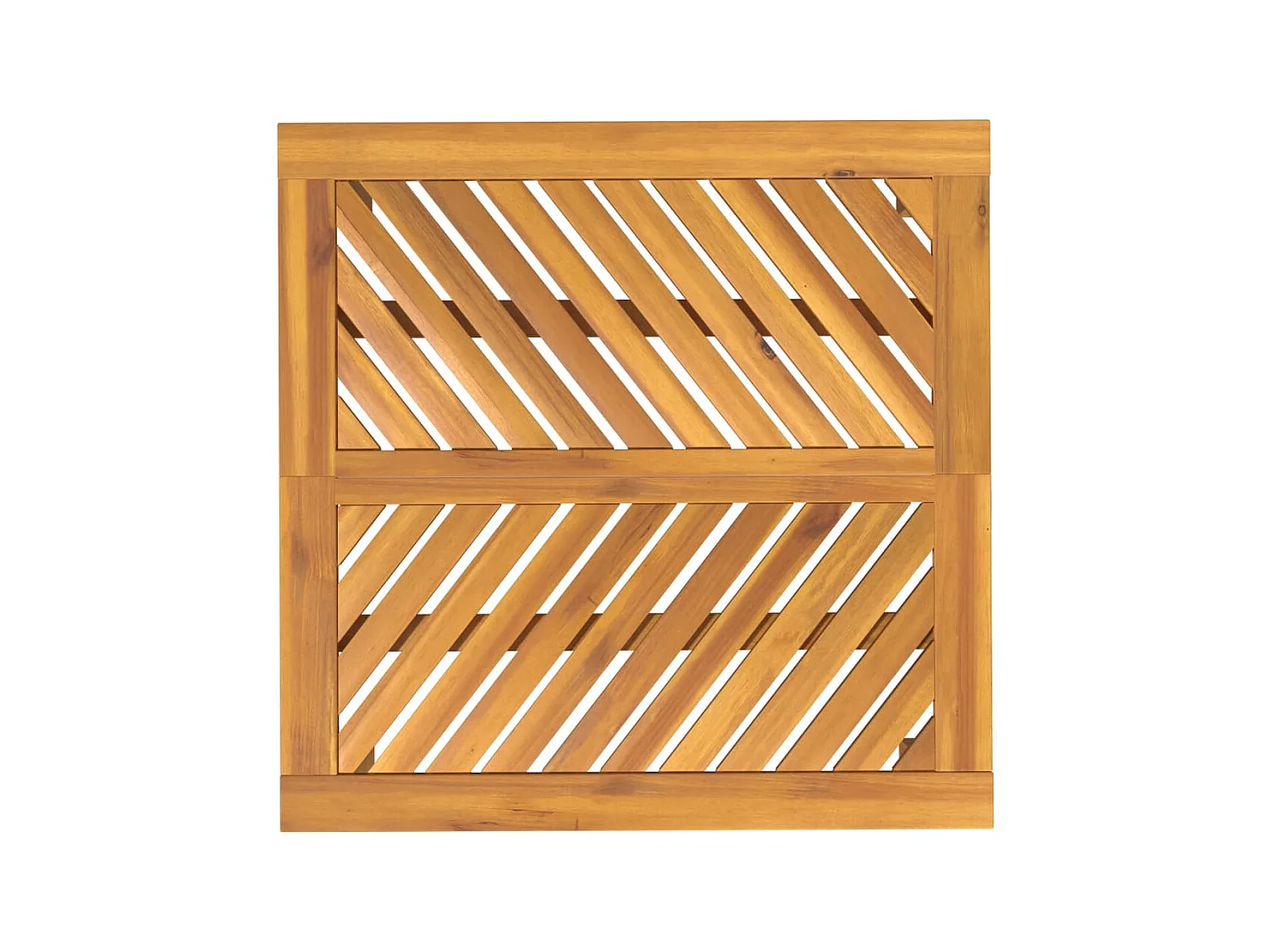 Table à manger de jardin 90x90x74 cm bois d'acacia solide GHR91169