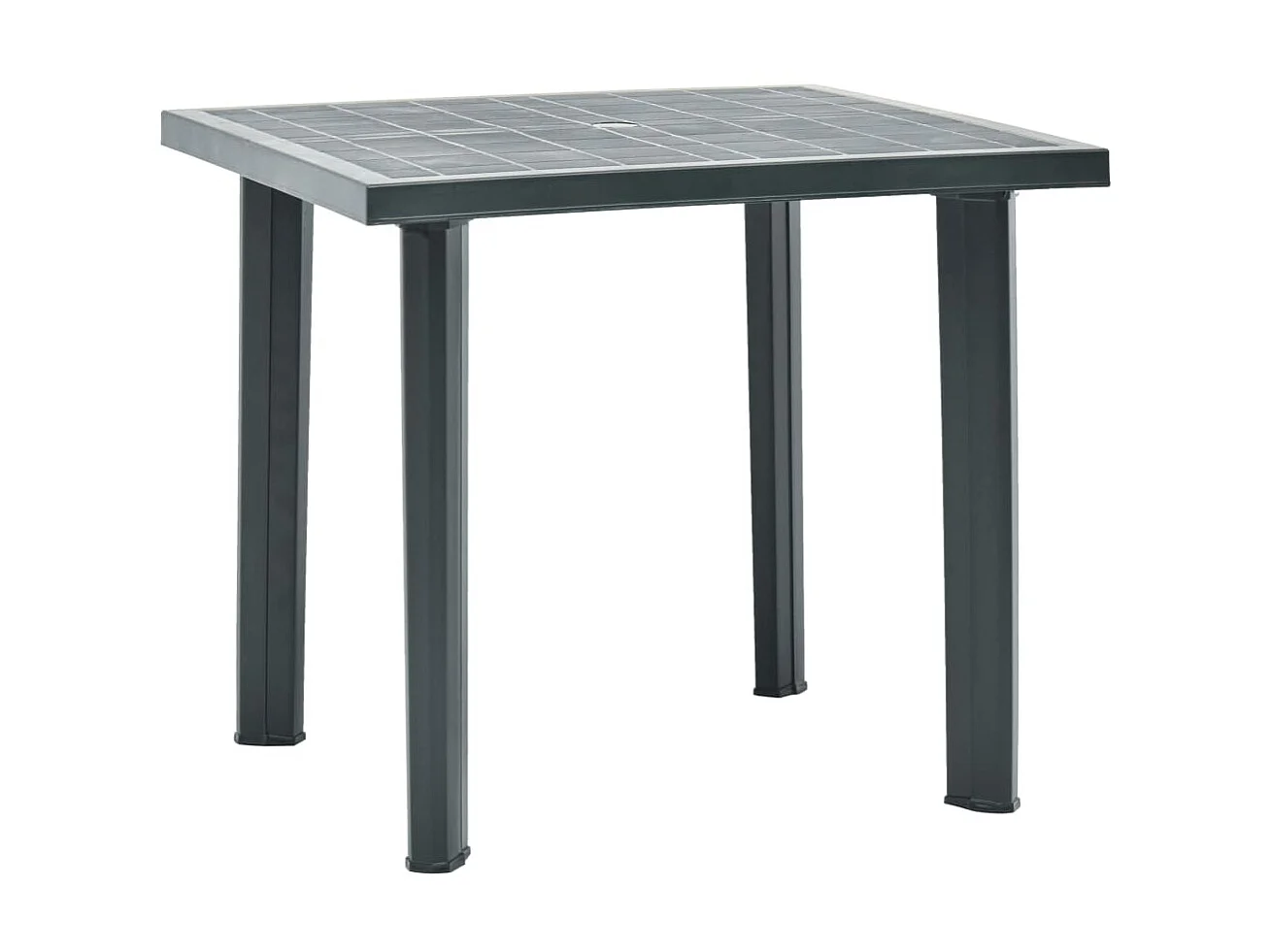 Table de jardin Vert 80x75x72 cm Plastique GHR92646