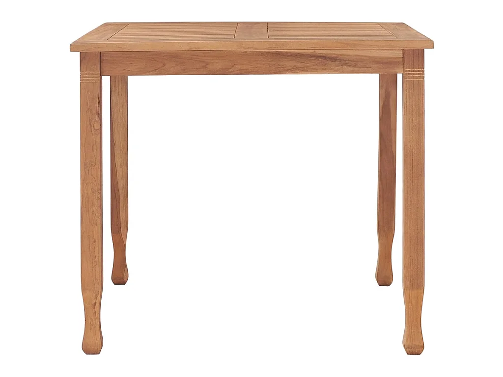 Table à manger de jardin 85x85x75 cm Bois de teck massif GHR34079