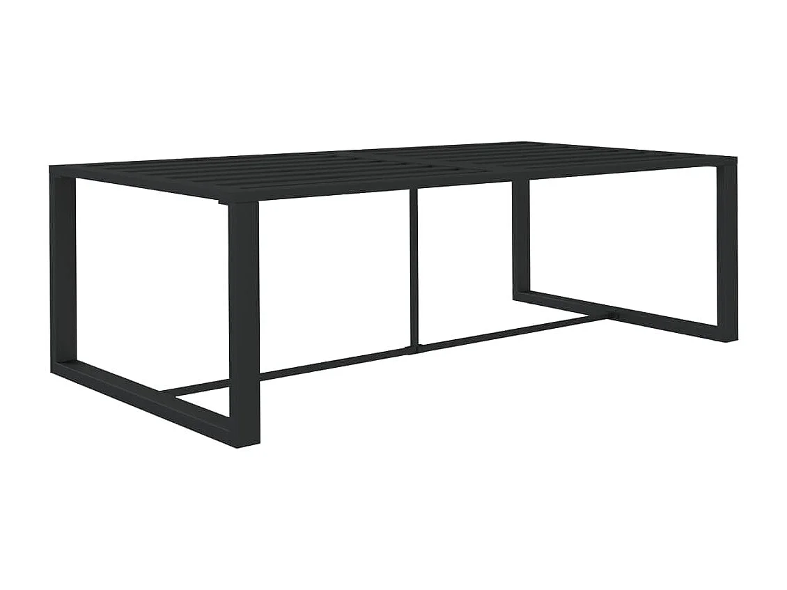 Table à manger de jardin Anthracite 120x60x66 cm Aluminium GHR12143