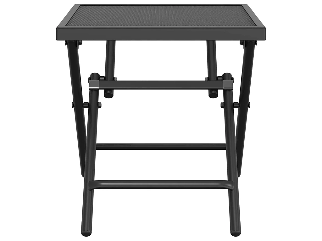 Table de jardin pliable anthracite 38x38x38 cm Treillis d'acier GHR92142
