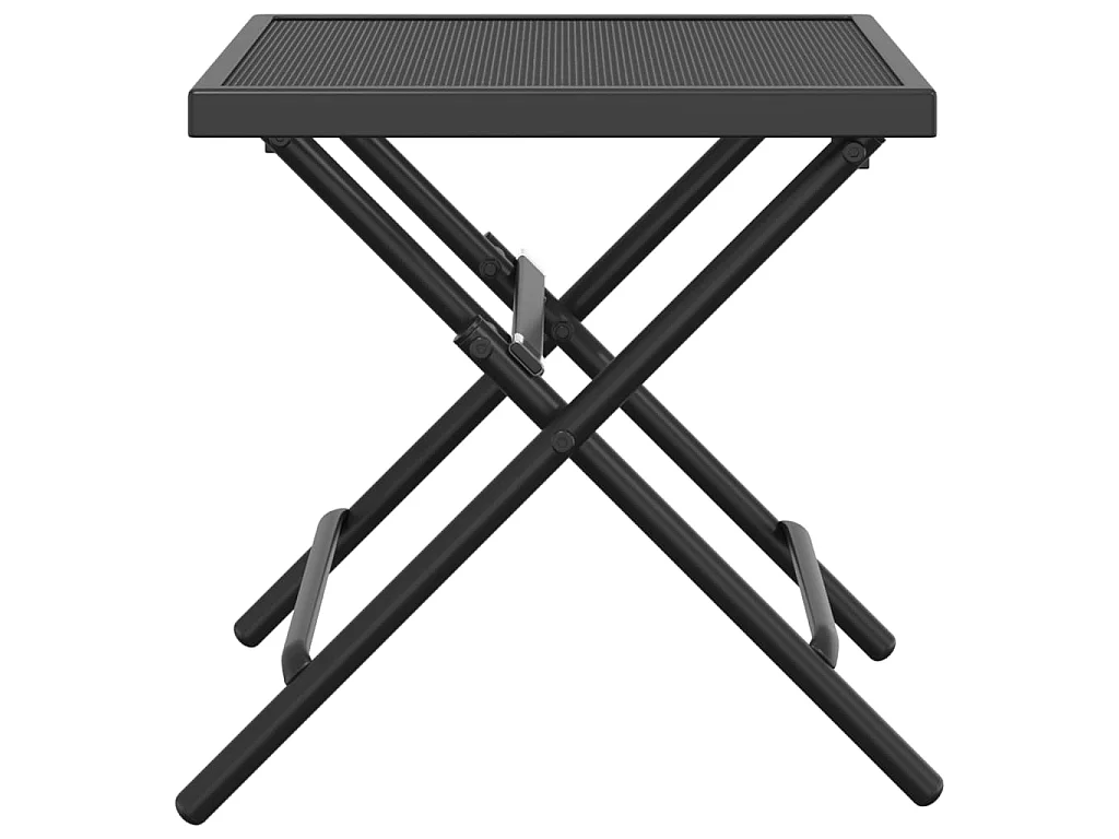 Table de jardin pliable anthracite 38x38x38 cm Treillis d'acier GHR92142