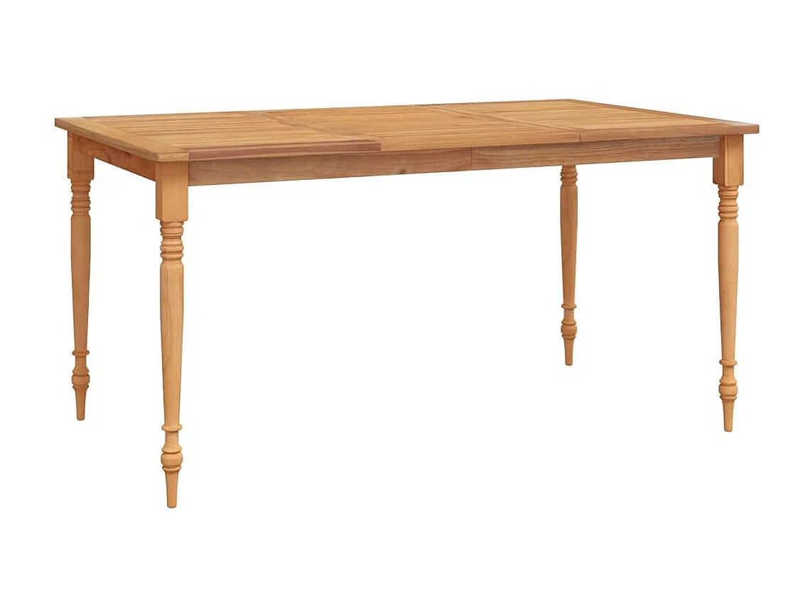 Table Batavia 150x90x75 cm Bois de teck solide GHR95498