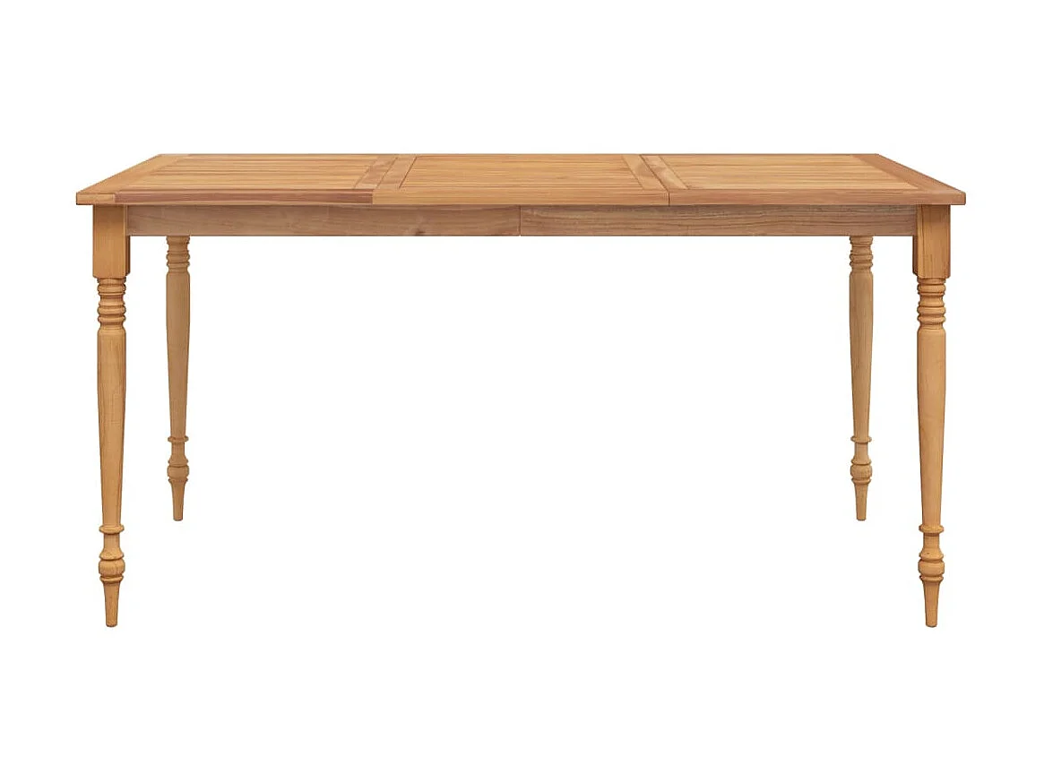 Table Batavia 150x90x75 cm Bois de teck solide GHR95498