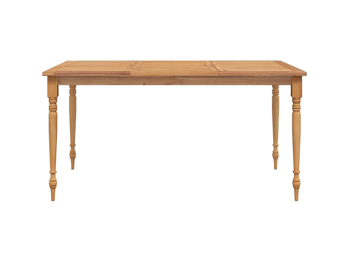 Table Batavia 150x90x75 cm Bois de teck solide GHR95498