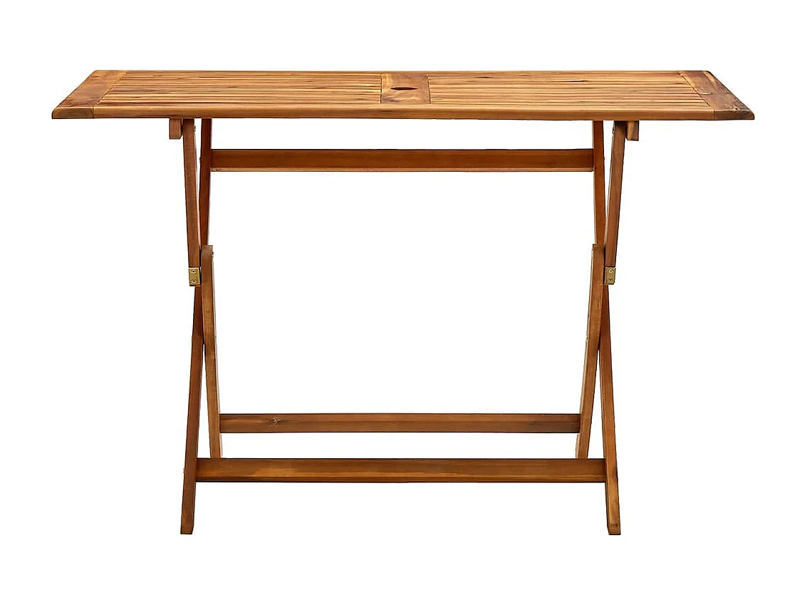 Table de jardin pliable 120x70x75 cm Bois d'acacia massif GHR37485