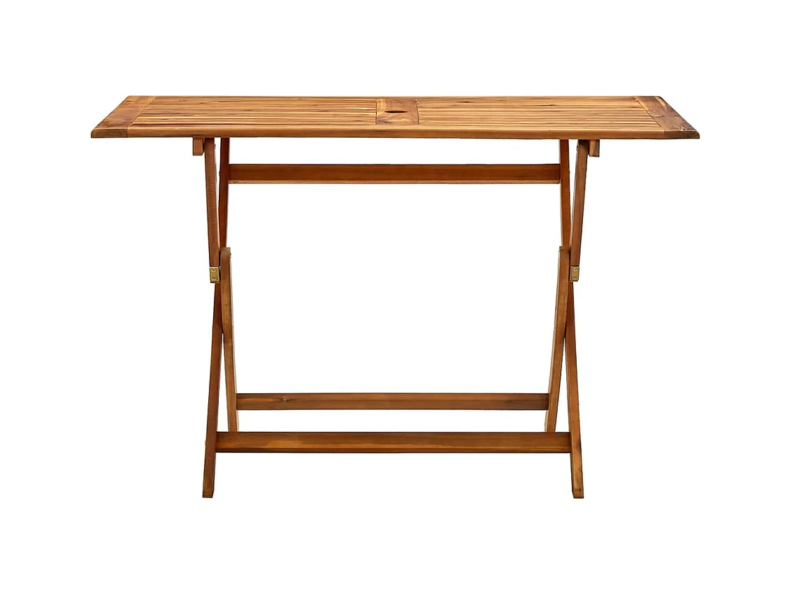 Table de jardin pliable 120x70x75 cm Bois d'acacia massif GHR37485