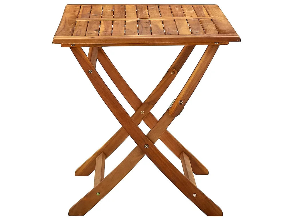 Table de jardin pliable 120x70x75 cm Bois d'acacia massif GHR37485