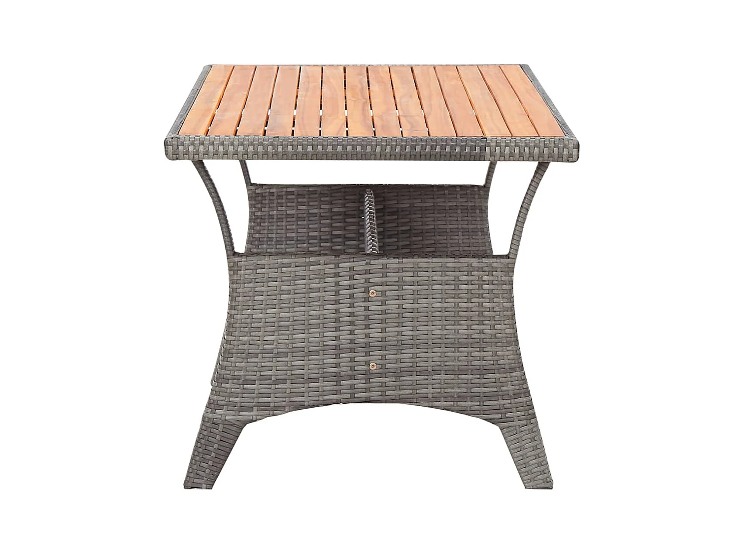 Table de jardin Gris 120x70x66 cm Bois d'acacia massif GHR19239