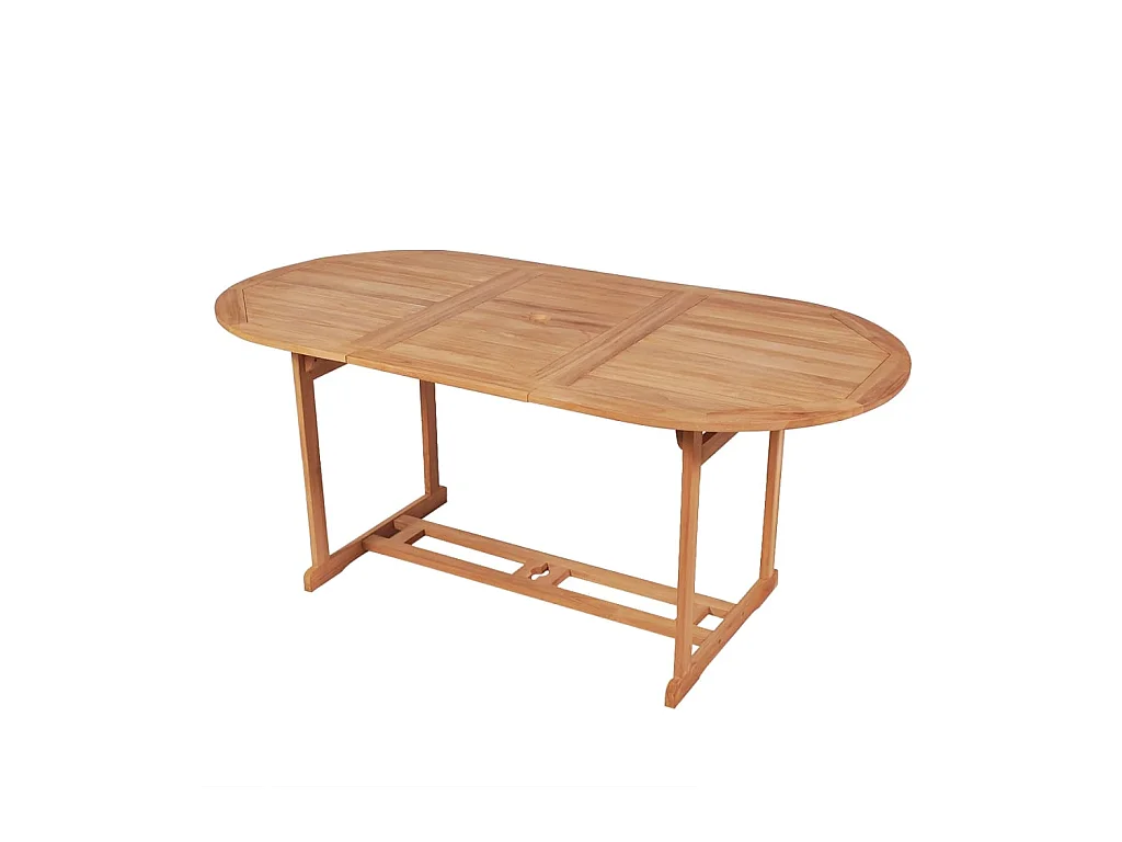 Table de jardin 180x90x75 cm Bois de teck solide GHR42667