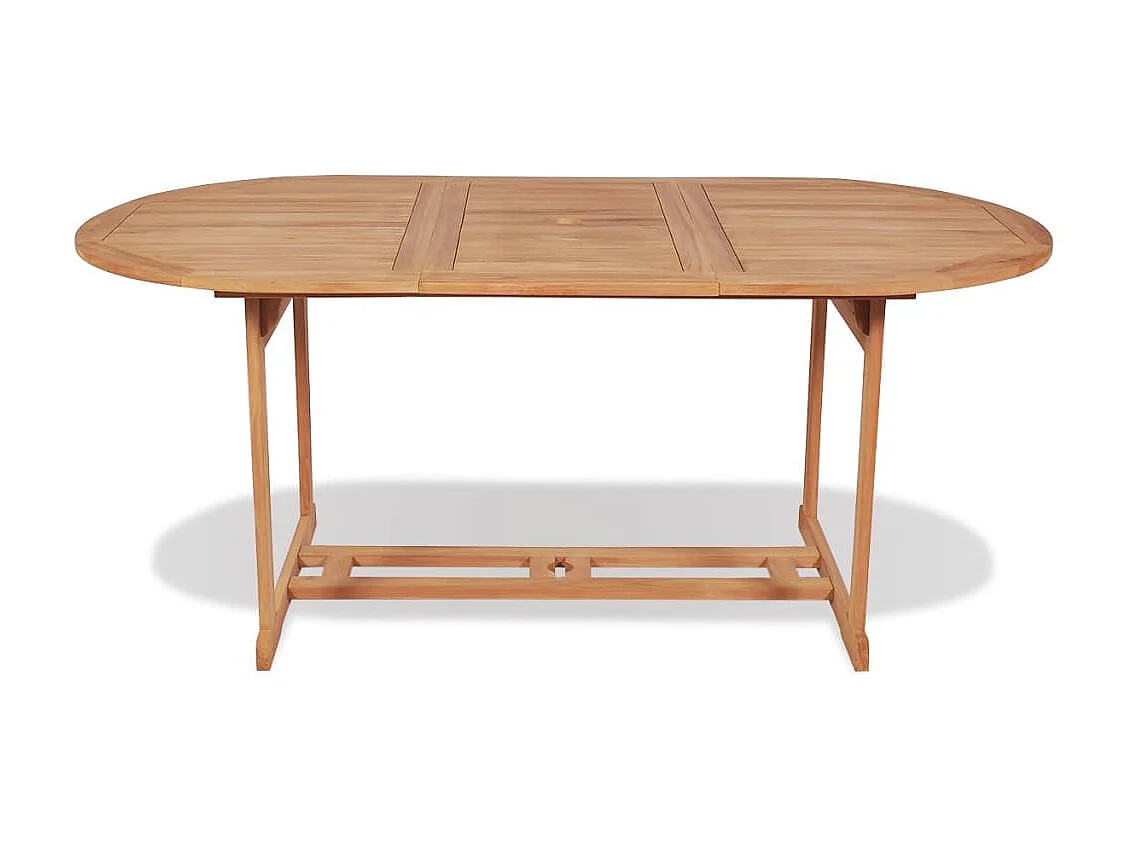 Mesa de jardim 180x90x75 cm madeira teca maciça PT654470