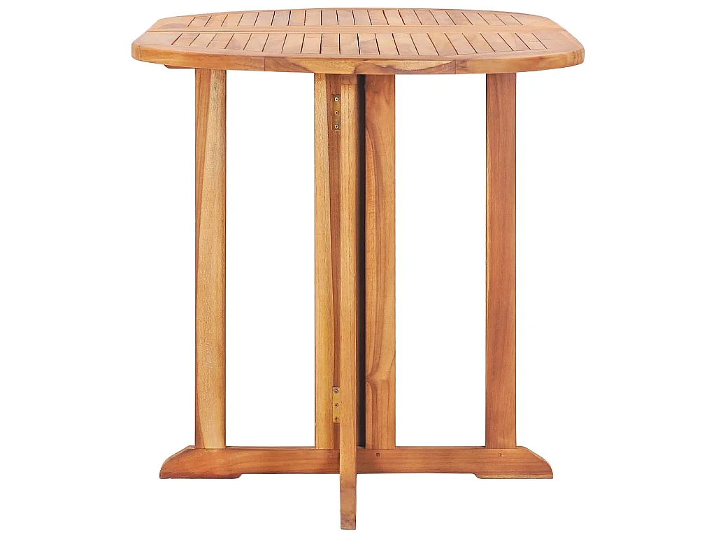 Table pliable de jardin papillon 120x70x75 cm Bois teck solide GHR70911