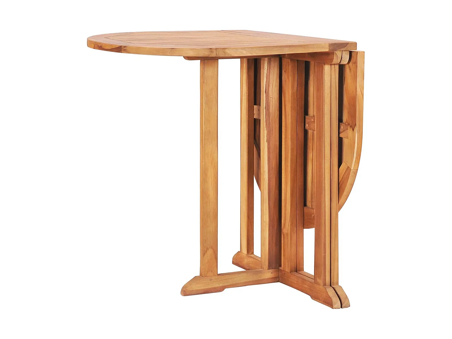 Table pliable de jardin papillon 120x70x75 cm Bois teck solide GHR70911