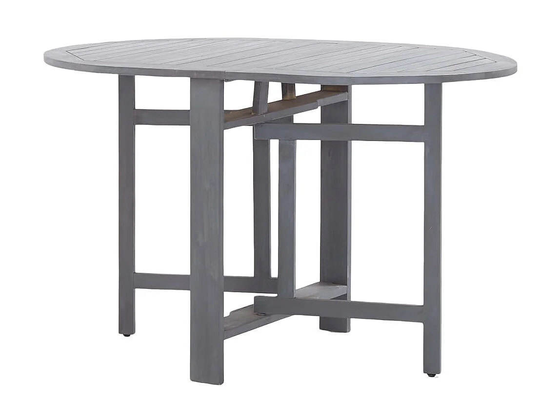 Table de jardin Gris 120x70x74 cm Bois d'acacia massif GHR20838