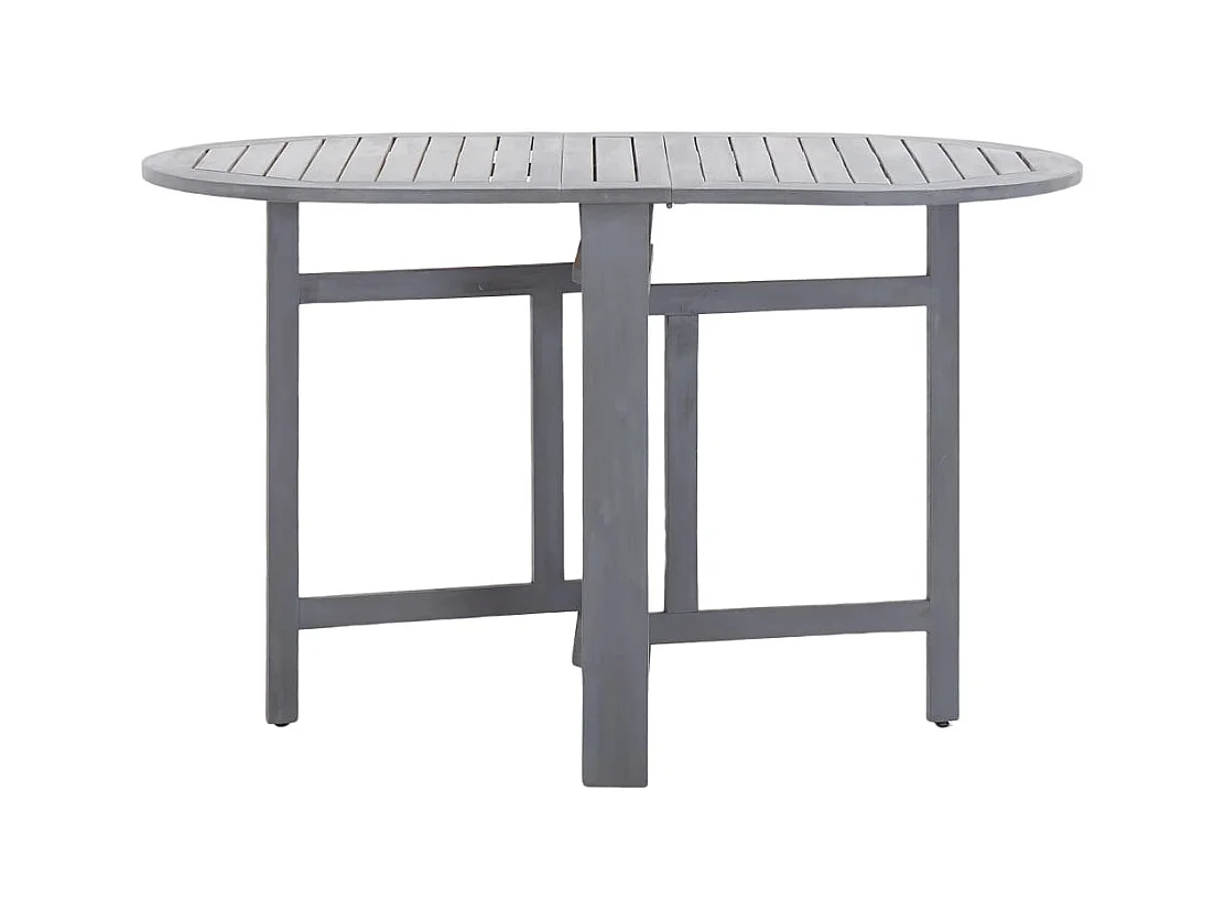 Table de jardin Gris 120x70x74 cm Bois d'acacia massif GHR20838