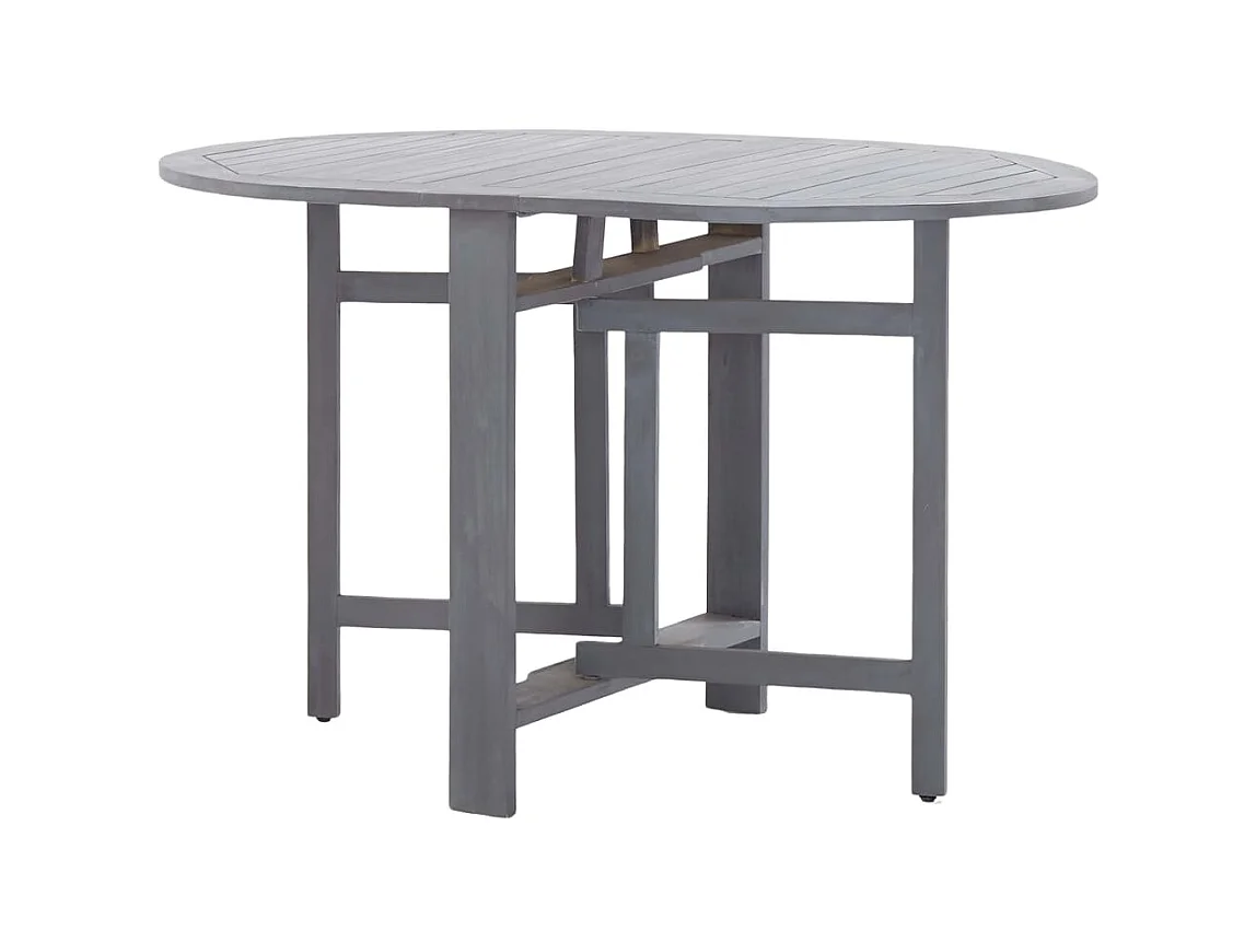 Table de jardin Gris 120x70x74 cm Bois d'acacia massif GHR20838
