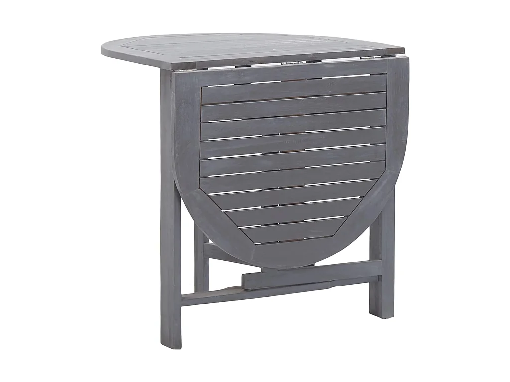 Table de jardin Gris 120x70x74 cm Bois d'acacia massif GHR20838