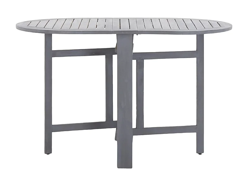 Table de jardin Gris 120x70x74 cm Bois d'acacia massif GHR20838