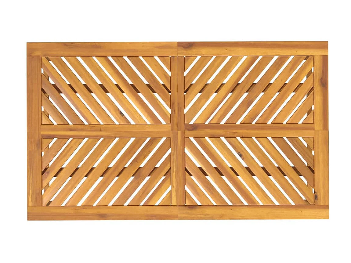 Table à manger de jardin 150x90x74 cm bois d'acacia solide GHR56521
