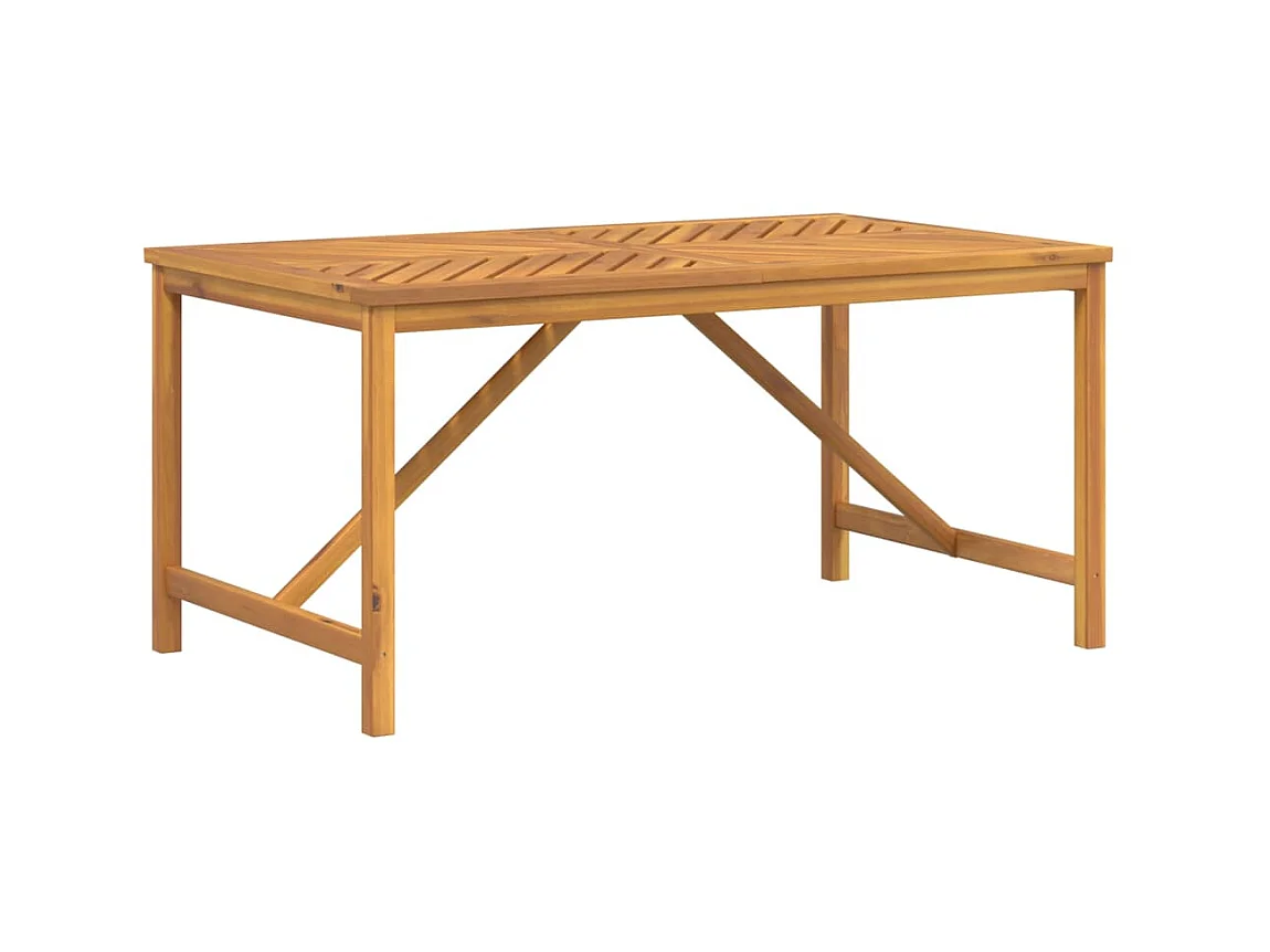 Table à manger de jardin 150x90x74 cm bois d'acacia solide GHR56521