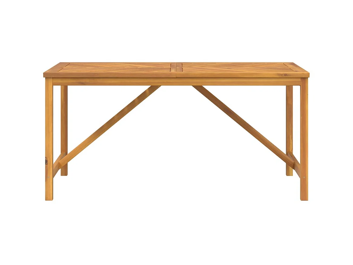 Table à manger de jardin 150x90x74 cm bois d'acacia solide GHR56521