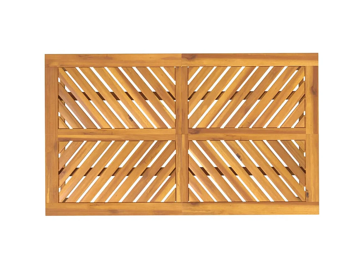 Table à manger de jardin 150x90x74 cm bois d'acacia solide GHR56521
