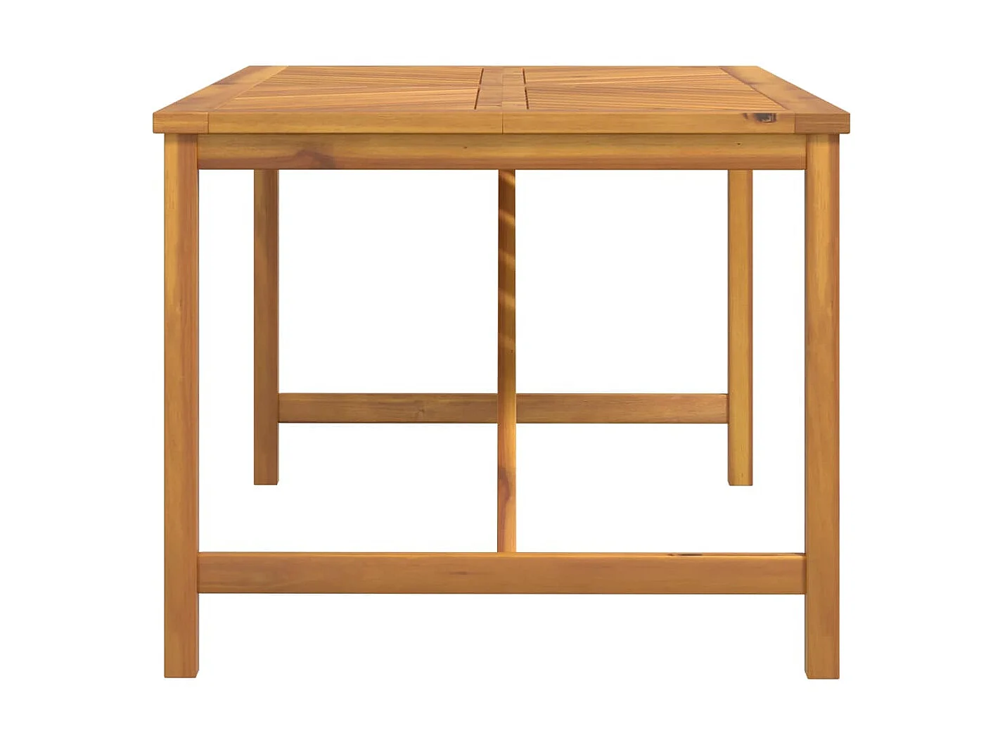 Mesa de comedor de jardín madera maciza de acacia 150x90x74 cm KOW28738
