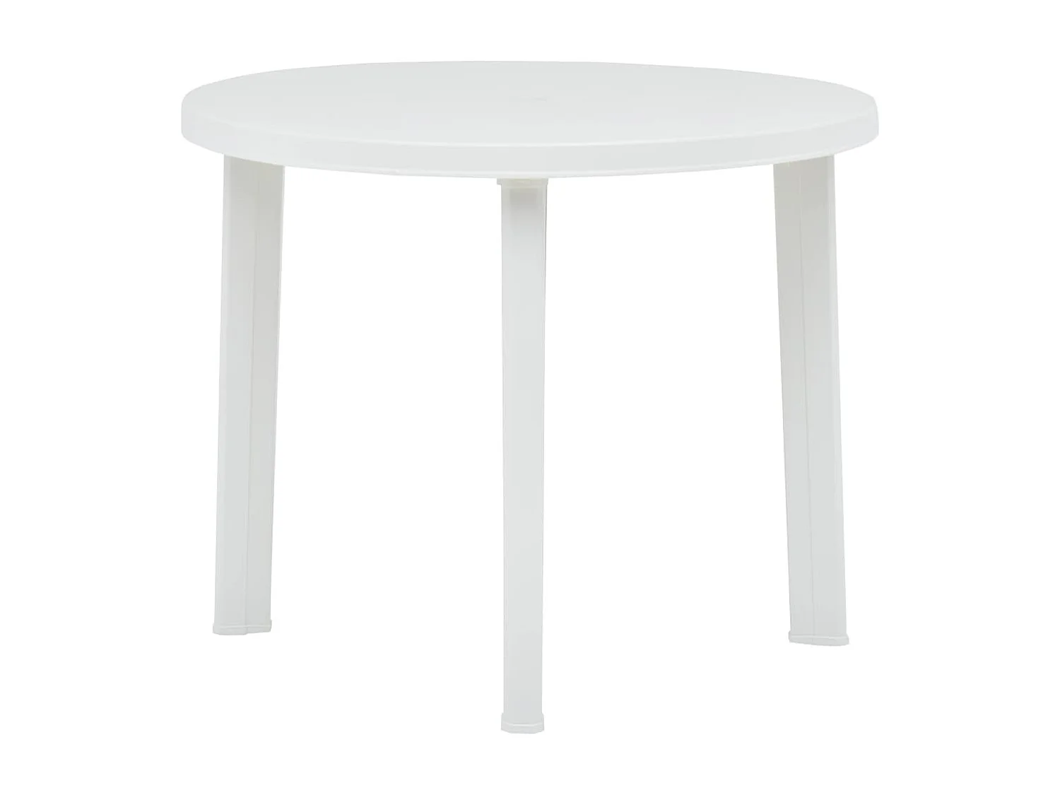 Table de jardin Blanc 89 cm Plastique GHR70559